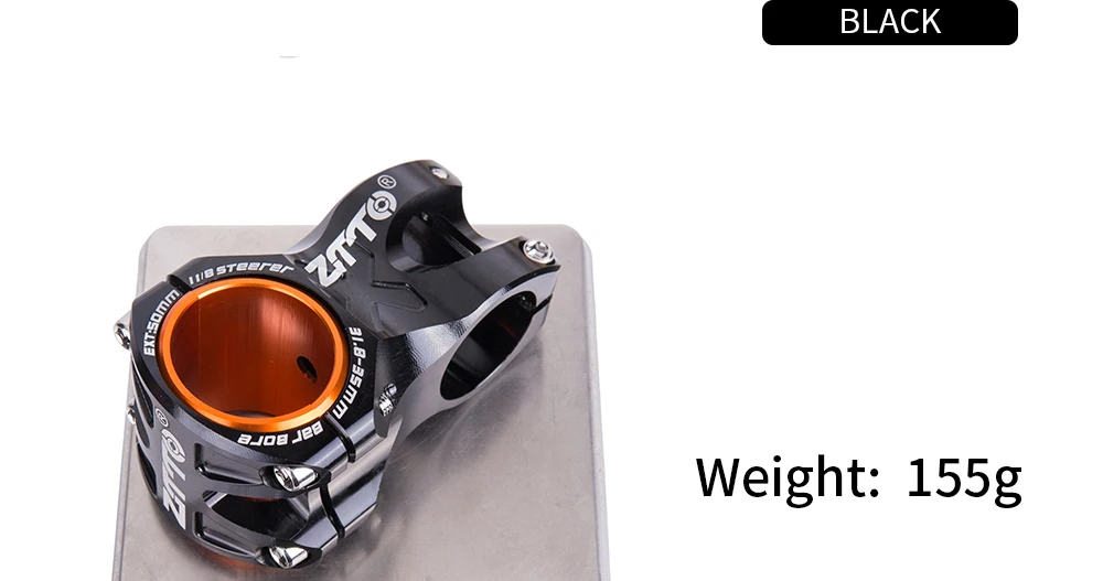 Ztto MTB 50 мм стебель CNC 35 мм 31,8 мм руль велосипеда Сверхлегкий 0 градусов Rise DH AM Stem Enduro 28,6 мм Steerer горный велосипед