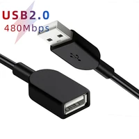 PVC Cable de extensión USB Cable de supervelocidad USB 2,0 Cable de extensión de macho a hembra de carga de Cable de sincronización de datos de Cable para PC portátil