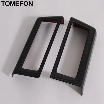 

TOMEFON For Toyota Hiace Granvia Commuter 2019 2020 Air Conditon Vent Cover Trim AC Outlet Panel Accessories ABS Carbon Fiber