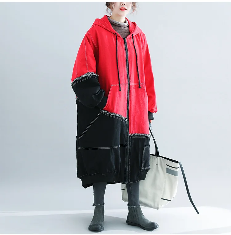 Новинка, зимние куртки, корейский стиль, большие размеры, парки, верхняя одежда, женское джинсовое пальто женское пальто XA106