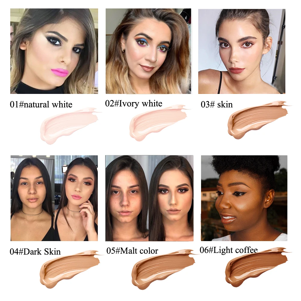 LULAA Makeup Foundation Liquid Long lasting Full Coverage Face Concealer Base Matte Cushion Foundation Cosmetic BB 1 LULAA Makeup Foundation Liquid Long lasting Full Coverage Face Concealer Base Matte Cushion Foundation Cosmetic BB 4