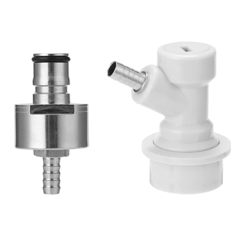 Beer Brewing Carbonation Cap With 5/16Inch Barb Ball Lock Disconnect Set Fit For Cola Soda Beer&ampampPet Bottles | Дом и сад