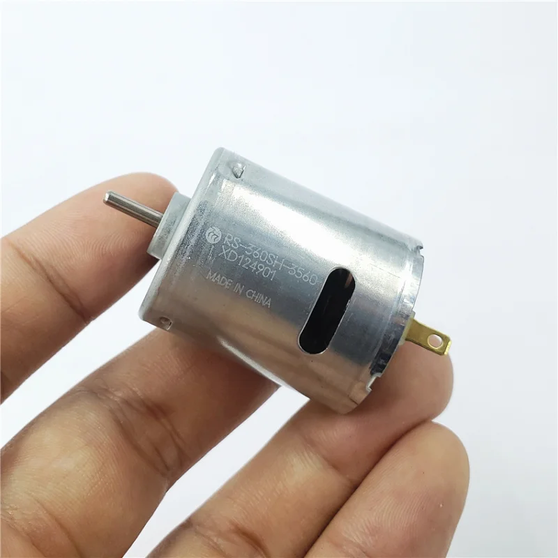 Абсолютно Новый RS-360SH 3V 6300 об/мин 6V 12600 Скорость hign угольные щетки двигателя 360