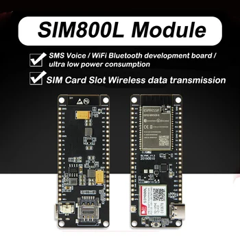 

TTGO T-Call V1.3 ESP32 Wireless Module GPRS Antenna SIM Card SIM800L Module ESP32-WROVER-B 2.4GHz SIM800L Development Board