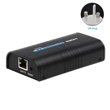 

120m 1080p For DVD HD RJ45 Digital Signal Network Extender HDMI Ethernet Over IP Cat5 Cat6 Cat5e Transmitter Receiver Electronic