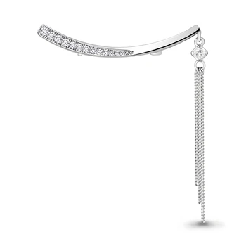 

Brooch AQUAMARINE with cubic, silver 925