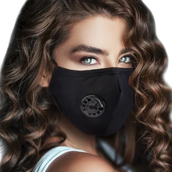 

Cotton Mouth Face Mask anti Dust PM2.5 On Mouth with Respirator Activated Carbon Filter Fabric Mask