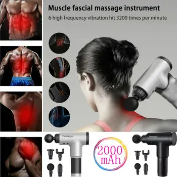 

Massage Gun LCD Percussion Massage Muscle Vibration Relaxing Therapy Deep Tissue