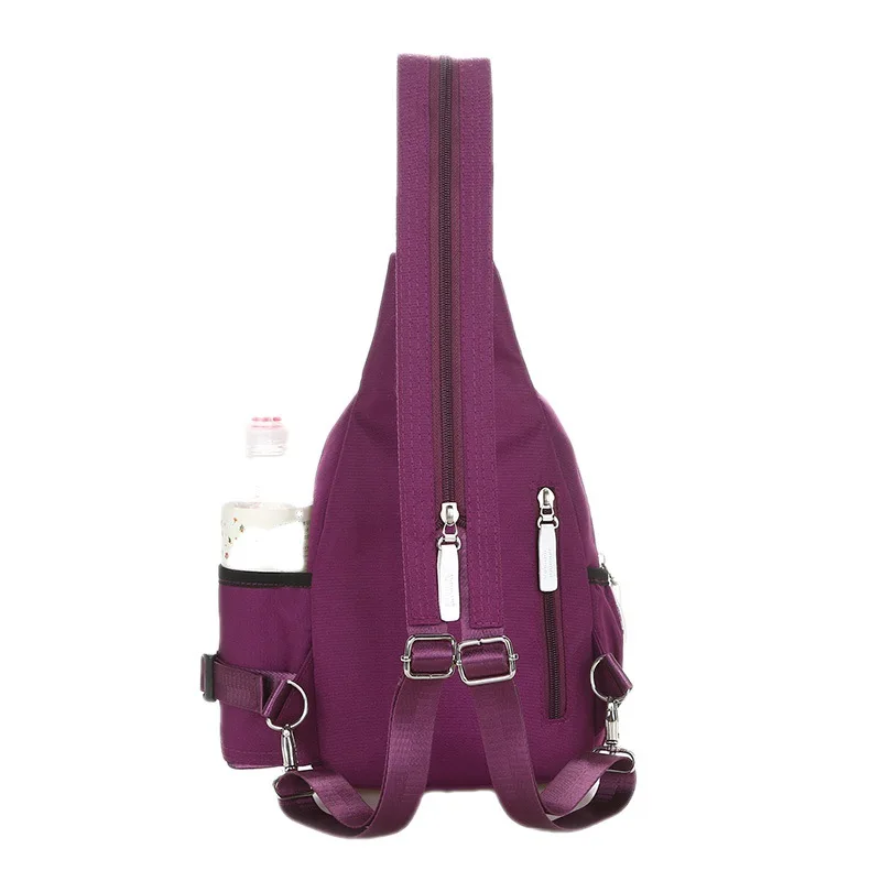 Crossbody Bags for Women Casual Nylon Chest Pack Korean Style Multifunctional Back Pack Travel Shoulder Bags Women's Handbags