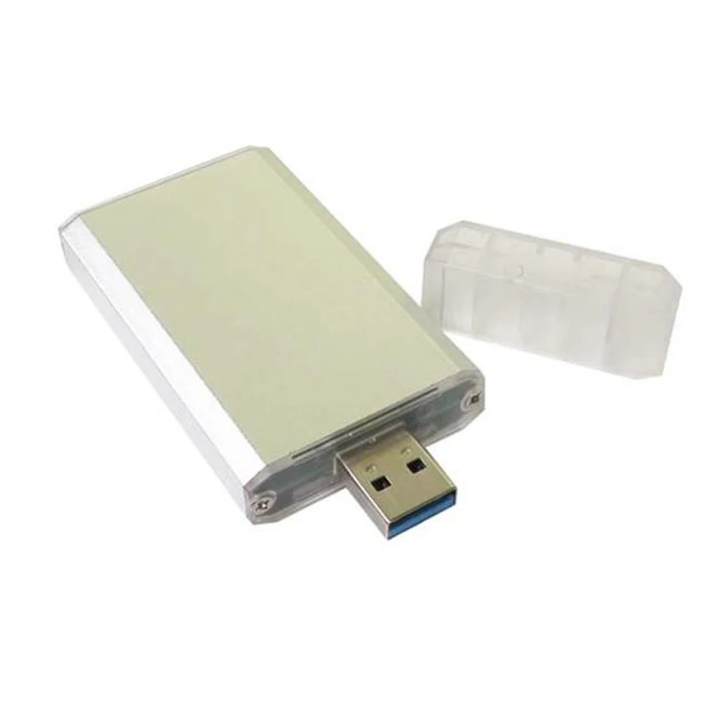 30x50 мм mSATA SSD Корпус для мобильного жесткого диска мини PCIe mSATA SSD для USB3.0 конвертер адаптер Корпус чехол mSATA для USB 3,0