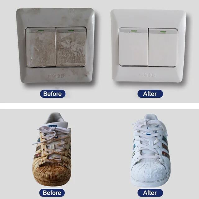 100 Db/Tétel Melamin Szivacs Mágikus Radír A Konyhai Irodai Fürdőszoba Tisztító 100X60X15 Mm - Image 4