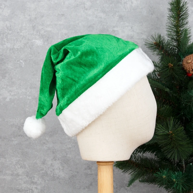 Cute Winter Green Christmas Hats Warm 