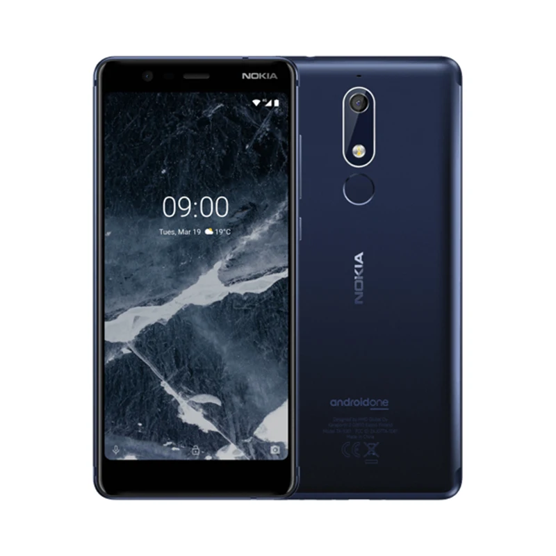 Мобильный телефон Nokia 5,1 4G с глобальной версией, 3 ГБ, 32 ГБ, 5,5 дюйма, ips дисплей, 16 МП, камера 8 Мп, восьмиядерный смартфон MT6755S на базе Android 9 Pie