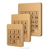 1Set Sliding Game Puzzle Montessori Learning Tangram Wooden Sensory Number Klotski Teaser J15 21 Dropship 1