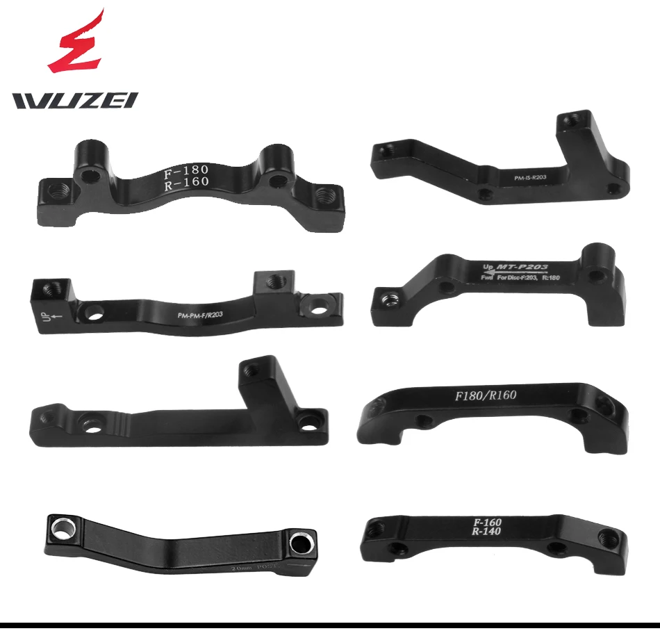 

WUZEI MTB 1pc Brake Disc Ultralight Bracket IS PM A B to PM Brake Disc Bracket Adapter For 140 160 180 203mm Rotor