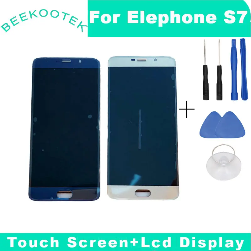 ЖК дисплей и сенсорный экран ELE S7 100% оригинальный для замены смартфона ELEPHONE