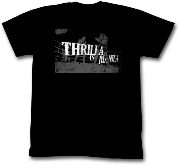 Muhammad Ali Thrilla In Manila Adult T Shirt Boxing Champ |