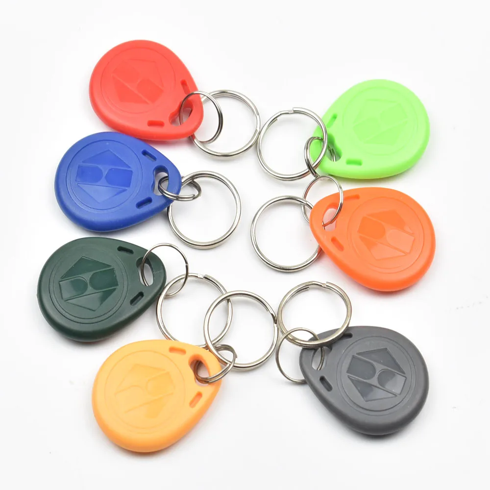 30pcs/Bag RFID Key Fobs EM4305 125KHz Proximity ABS  Readable and Writable Copy Duplicator Tags Access Control 10pcs bag atmel t5577 rfid hotel key fobs 125khz rewritable readable and writable proximity abs tags access control