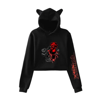 Corpse Hoodies Sweatshirts for Girls Cat Ear Crop 1