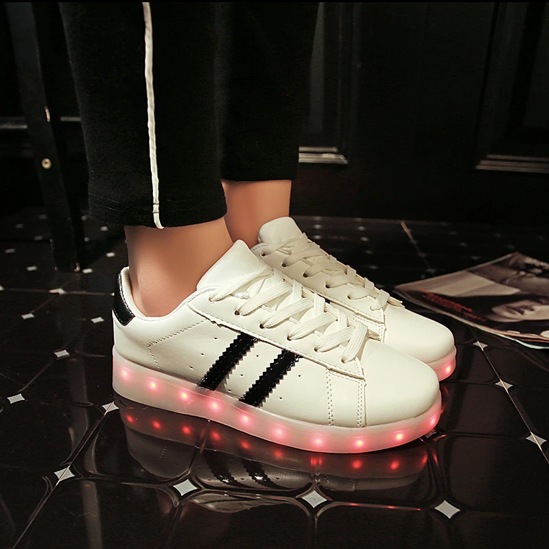 RayZing Led Schuhe Für Erwachsene Mode Männer Casual Leucht Schuhe