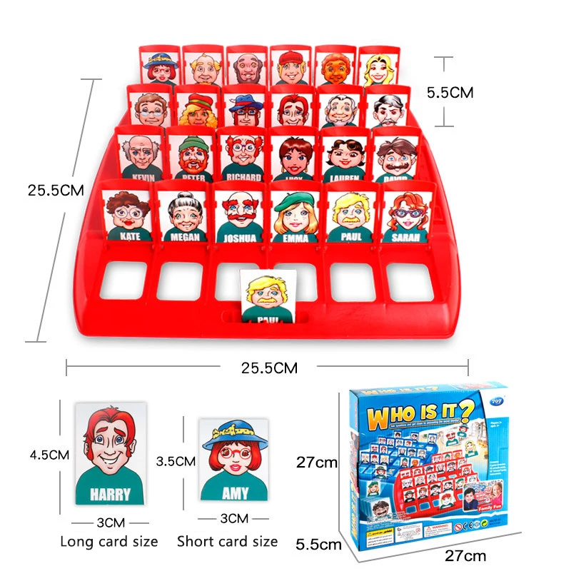 Классическая настольная игра Кто это классика забавная Семейная Игра для