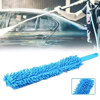 

Flexible Extra Long Soft Microfiber Chenille Car Wheel Wash Brush Microfiber Wheel Cleaner Car Wash Accessorie