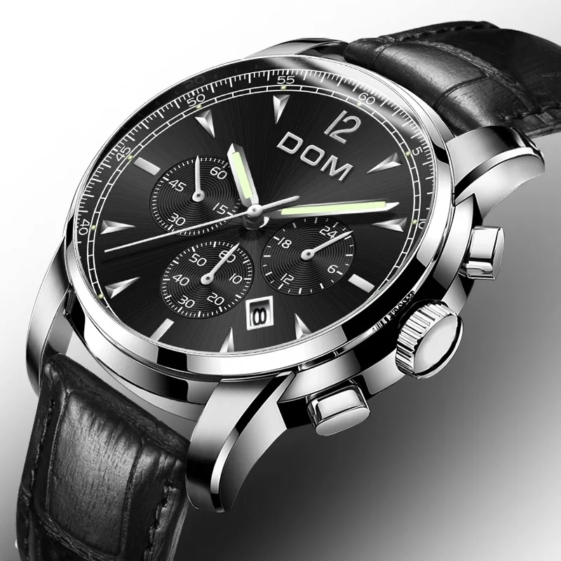 

Multi-functional Watch OEM Processing Gift Customization DOM Timing Feature MEN'S Table M-75PE