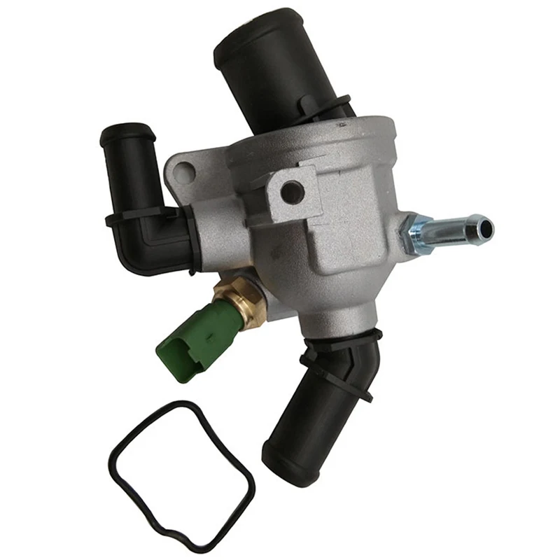 Выходной термостат охлаждающей жидкости двигателя с корпусом в сборе для Opel Vauxhall