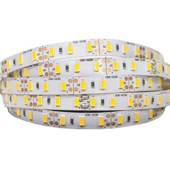 

LED Strip Light 5630 5730 Not Waterproof IP65 IP30 DC 12v 5m 600leds 450leds 300led Warm white 3000k White 6500k Flexible Tape