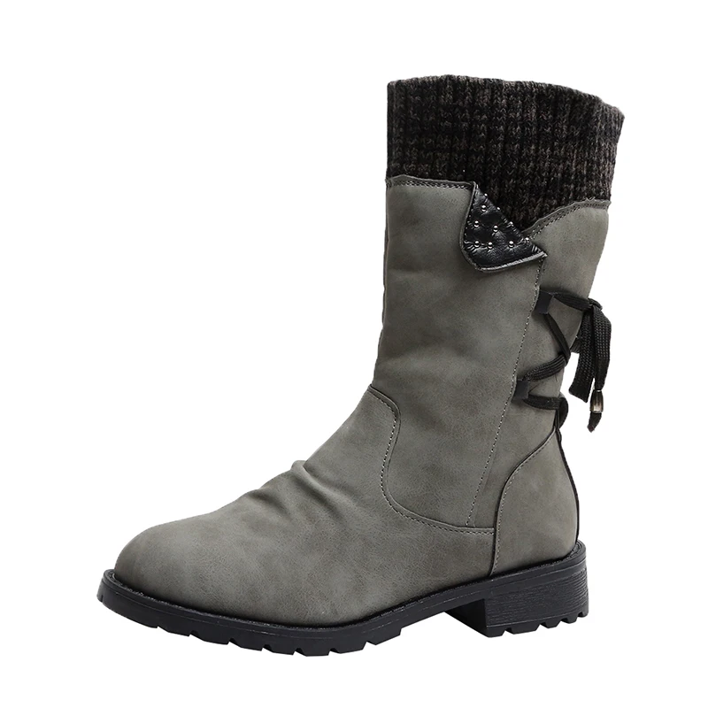 inverno rendas até sapatos femininos botas de