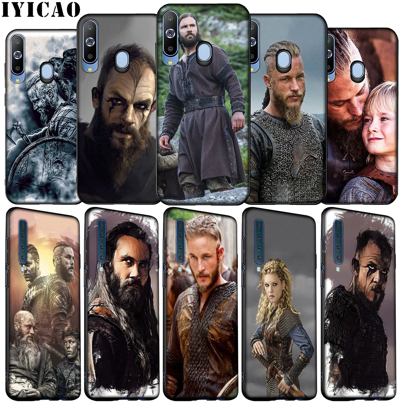 

IYICAO Vikings TV show Pattern Soft Silicone Case for Samsung Galaxy A70 A50 A60 A40 A30 A20 A10 M10 M20 M30 M40 Phone Cover