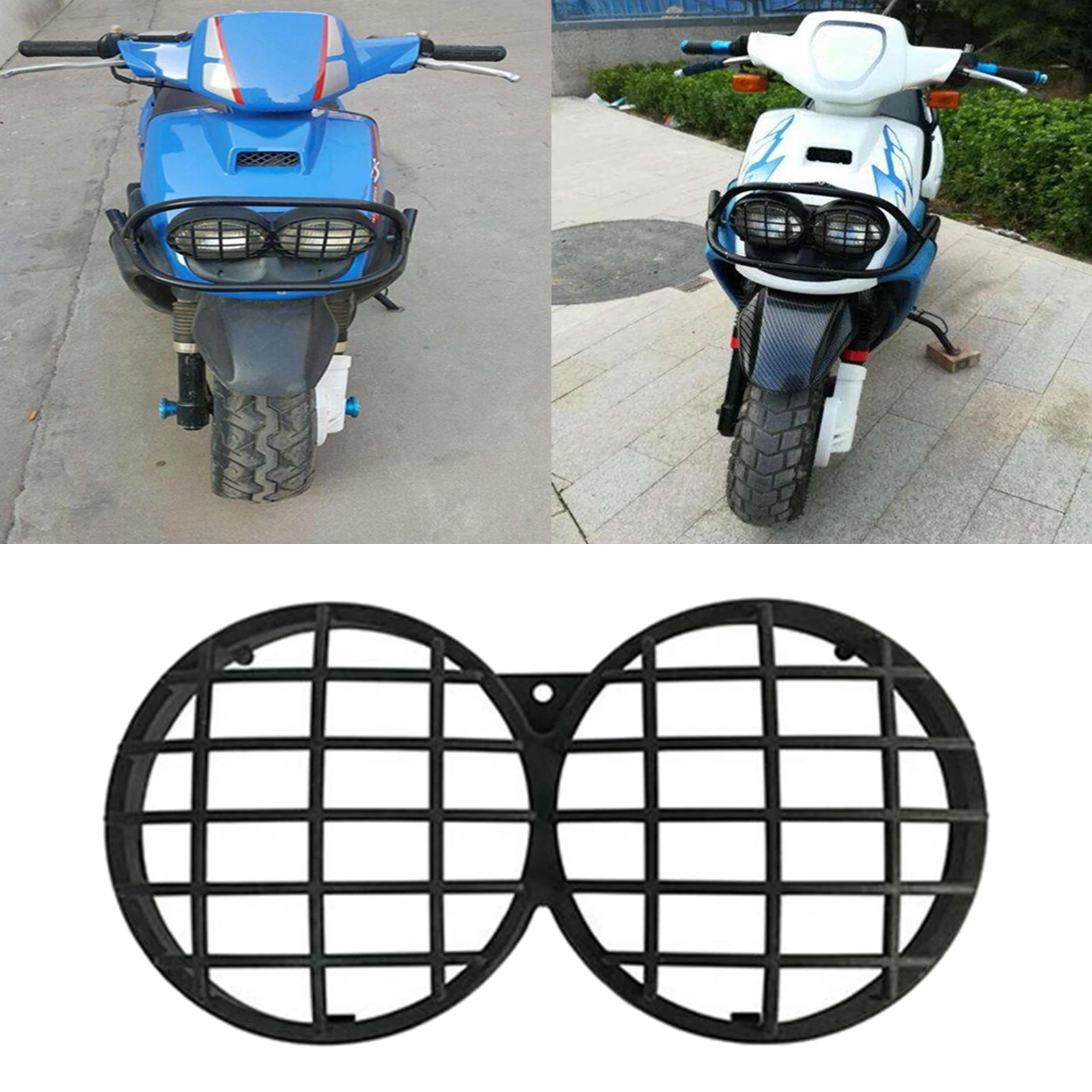Plastic Motorcycles Headlight Grille Mesh Cover Protector for YAMAHA BWS100