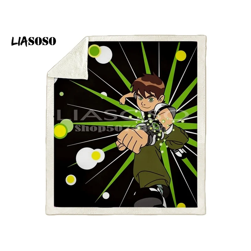 Новое поступление ben 10 comic Аниме одеяло s 3D печать мягкое одеяло s бросок на дом/диван/постельные принадлежности переносное взрослое одеяло для путешествий - Цвет: 13