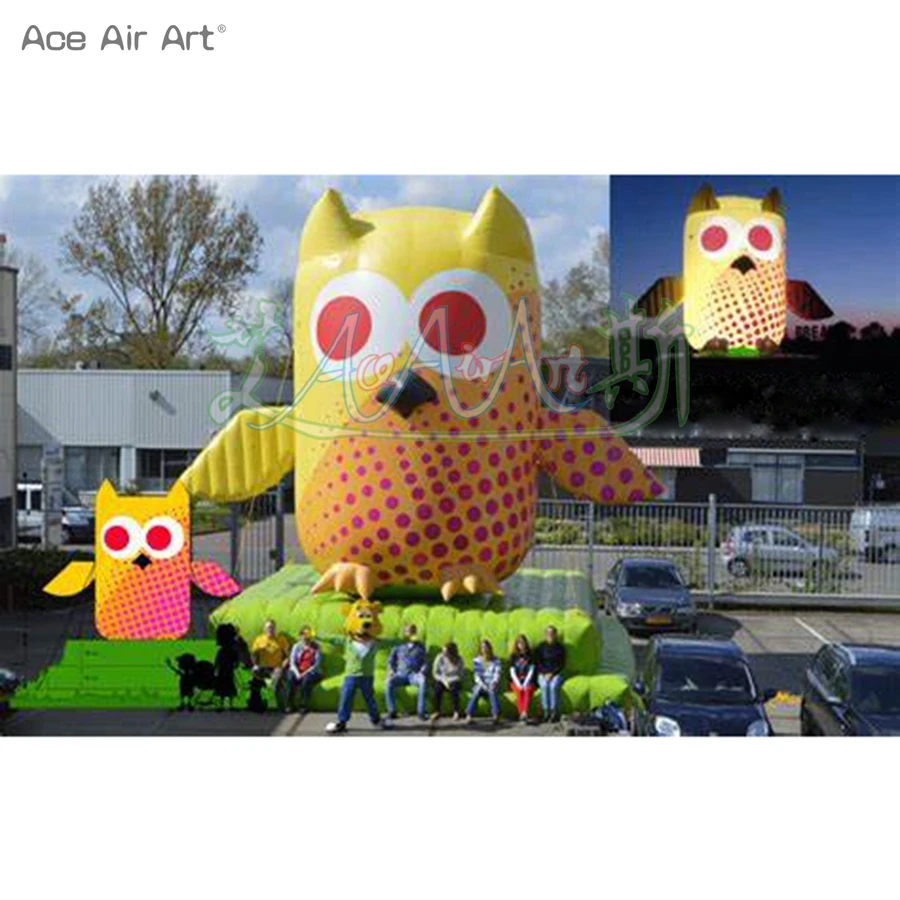 2022 Popular Inflatable Owl Cartoon/Custom Animal Replica For Outdoor Advertising Exhibtion/Event Promotion On Sale | Игрушки и хобби