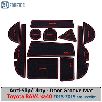 

Door Groove Mat For Toyota RAV4 xa40 2013 2014 2015 pre-Facelift RAV 4 40 Hybrid Anti-Slip Mat Gate Slot Coaster Anti-Dirty Mat