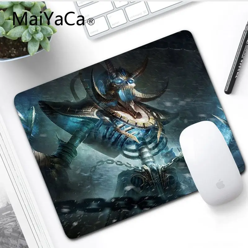 MaiYaCa крутой игровой мир WarCraft высокоскоростной коврик для мыши для ноутбука игровой коврик для мыши - Цвет: No LockEdge 18x22cm