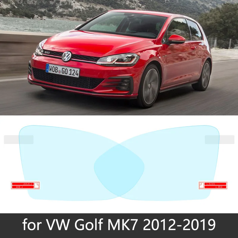 Для Volkswagen VW Golf 4 5 6 7 Sportsvan Golf MK4 MK5 MK6 MK7 1J 1K 5K 5G 1997~ зеркало заднего вида противотуманная пленка аксессуары - Название цвета: Golf MK7