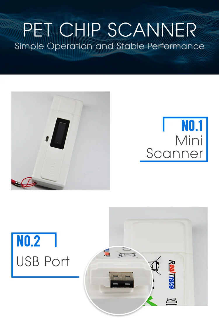FDX-B животное id ридер чип транспондер USB RFID ручной микрочип сканер ...