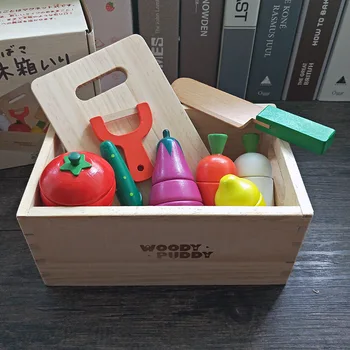 

Pretend Play Cutting Fruit Set Wooden Food Toy Cutting Fruit Vegetable Food Pretend Play Children For Children