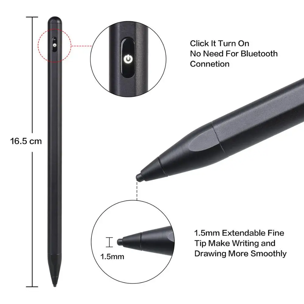 Touch Pen for apple pencil new High precision stylus pen capacitance touch Pencil for ipad 2018 Pro mini Computer Accessories