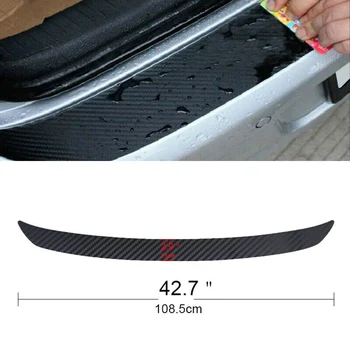 

Rear Bumper Protection Carbon Fiber Cover Sticker For MK7 Golf Car Waterproof
