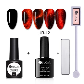 

UR SUGAR 7.5ml 9D Cat Eyes Magnetic Gel Polish Set Nail Art Design Soak Off Enamel UV Gel Nail Polish varnish Varnish