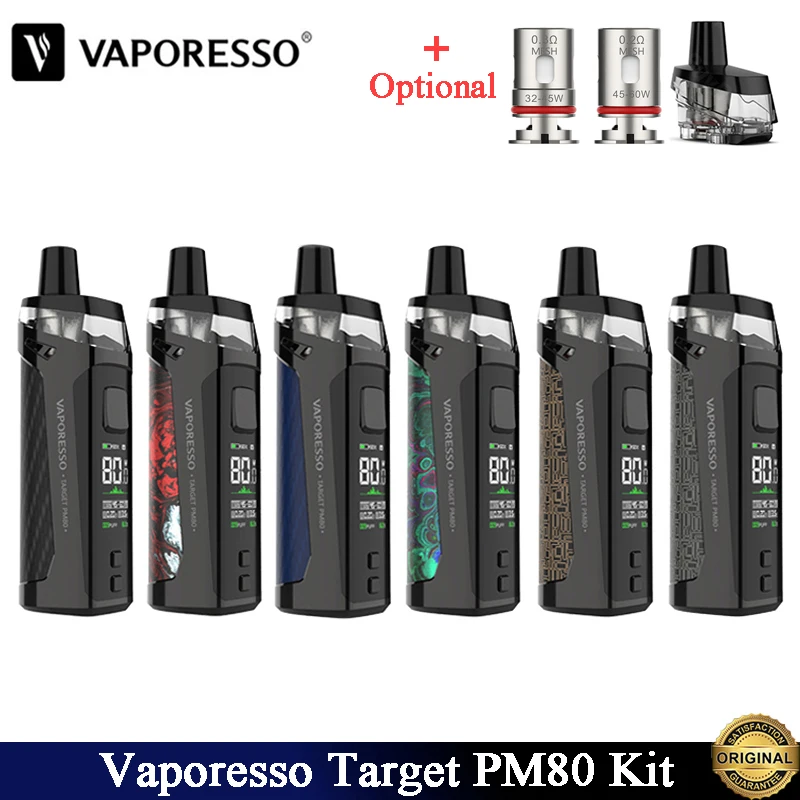 Новый комплект Vaporesso Target PM80 Vape с 4 мл TARGET PM80 POD 0,2/2000 Ом GTX сетчатая катушка мАч встроенный аккумулятор против электронной сигареты Vinci X|Системы нагревания табака и электронные сигареты|   | АлиЭкспресс