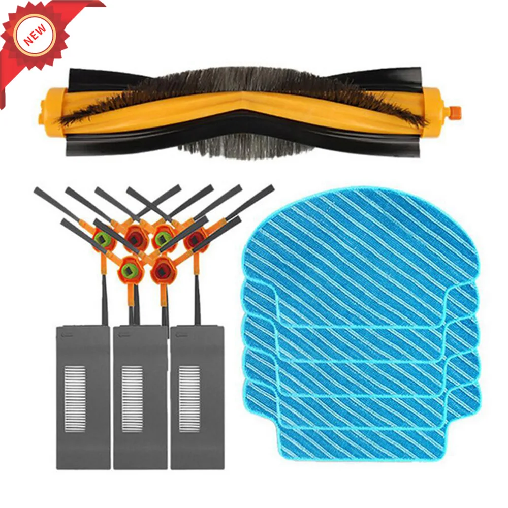 

15pcs/lot Main brush Filter mopping cloth pads for Ecovacs DEEBOT M80 M80 Pro DT85 DT83 DM81 DM85 Vacuum Cleaner spare parts