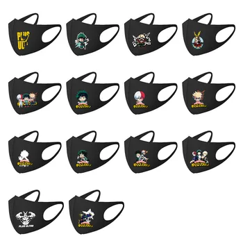 

Anime My Hero Academia Mouth Mask Breathable Unisex Face Mask Reusable Anti Pollution Face Shield Wind Proof
