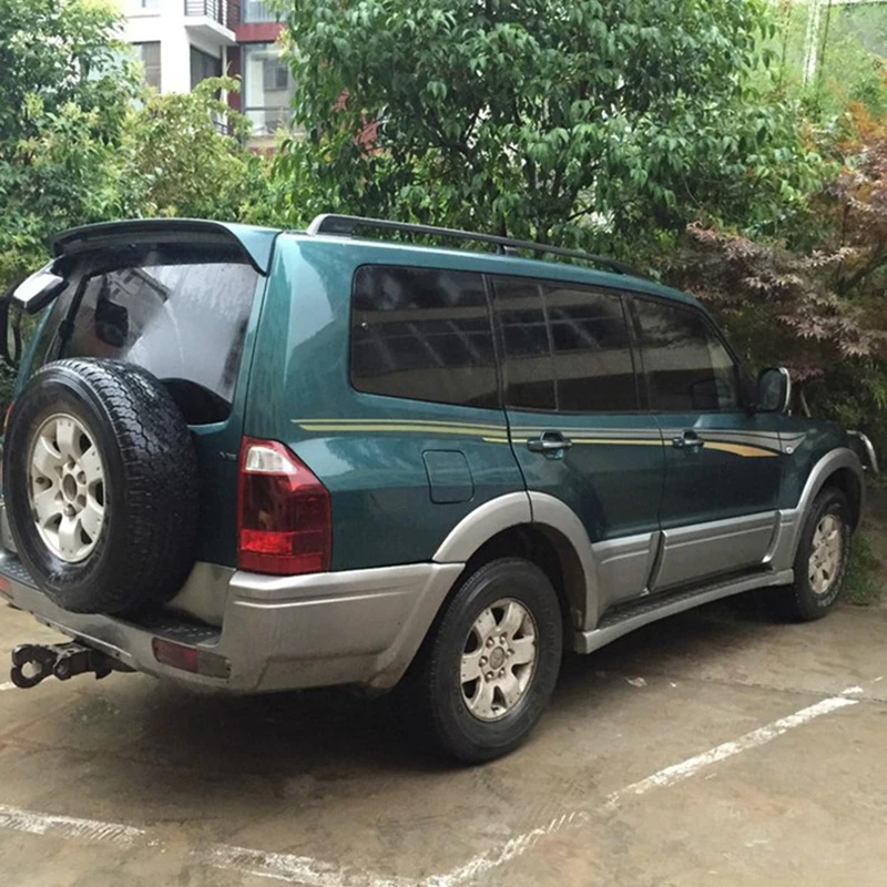 

Спойлер SHCHCG для Mitsubishi Pajero, спойлер V73 2007-2015 из АБС-пластика, неокрашенный Праймер, цветной задний спойлер для крыла багажника