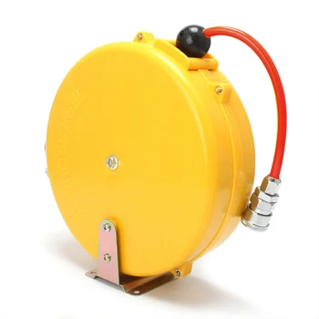 

PP Tool Auto Retractable Enclosed Automatic 8M Mini Air Hose Reel Portable 5x8mm Locking Repair Plant Home Pneumatic Accessory