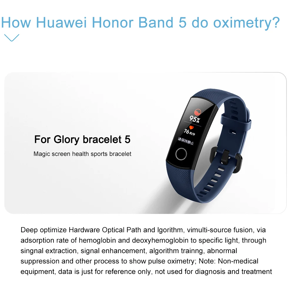 huawei Honor Band 5, версия NFC, сенсорный экран, смарт-браслет, фитнес-трекер, пульсометр, уровень кислорода в крови, смарт-браслет Honor Band 5