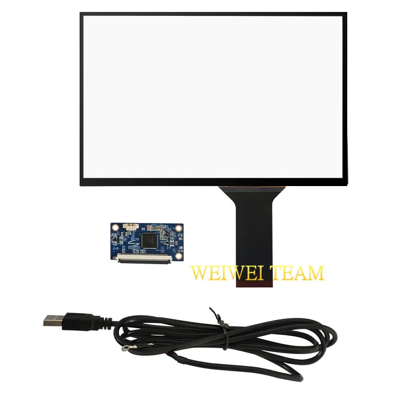 Wisecoco 10.1 inch Capacitive touch screen USB plug play Support Raspberry Android linux WIN78 10 16:10 G+G 227x146.5mm point | Мобильные