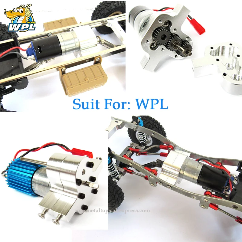 Billige WPL B14 B36 C14 Vier rad Stick Sechs stick Armee GASS66 Metall Transfer Fall Zubehör DIY Upgrade Geändert modell Spielzeug